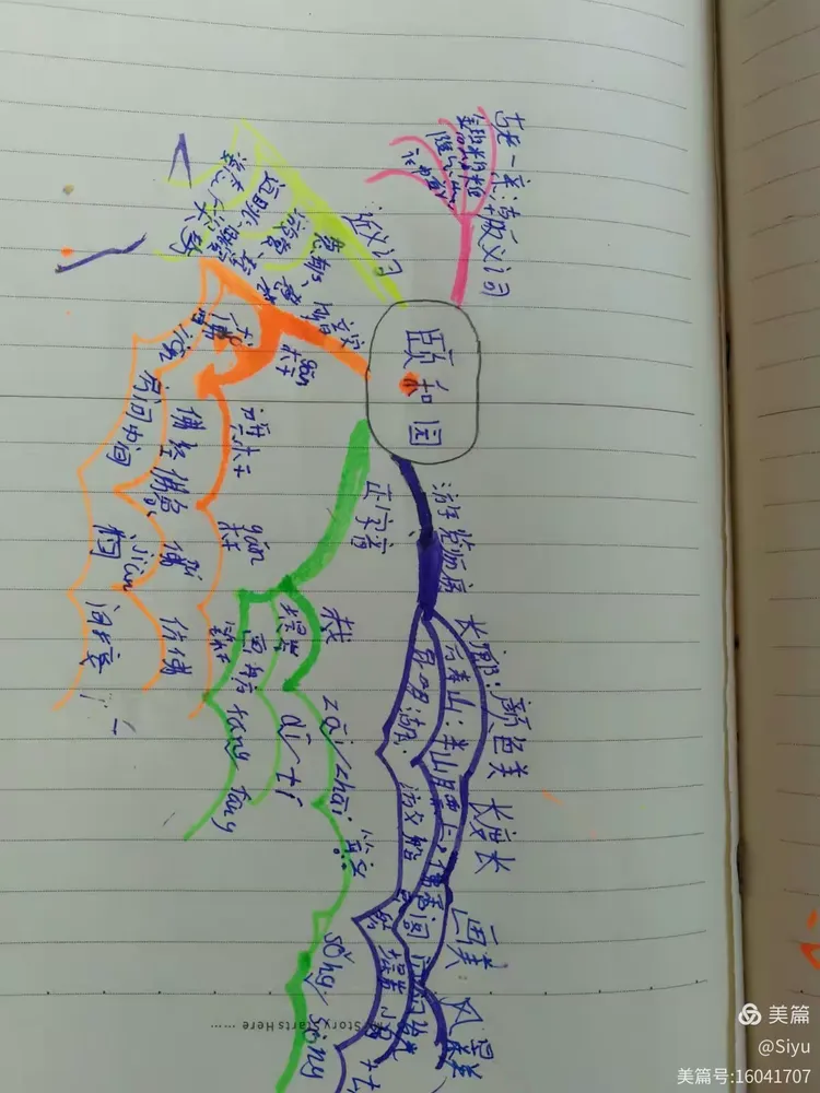 第二实验小学四年级五班《颐和园》思维导图学生作品展